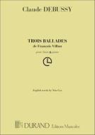 Ballades Villon Pour Cht/Piano (Fr/Angl)