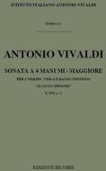Sonate Per Strum. Vari E Bc: Per 2 Vl. E Vla In Mi Bem. 'Al Santo Sepolcro' Rv 130 F Xvi, 2 - T 21 Opere Strumentali Di A. Vivaldi (Malipiero)