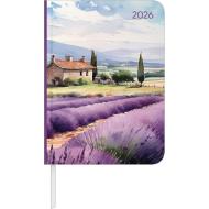 Agenda giornaliera 12 mesi 2026 Daily Journal Aquarelle cm 10,7x15,2