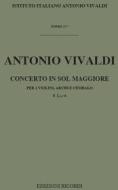 Concerto In Sol Maggiore Rv 516 (F I, 6 - T 27) Ed. A. Ephrikian - Per 2 Violini, Archi E Cembalo Opere Strumentali Di A. Vivaldi (Malipiero) - Partitura