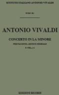 Concerti Per Fg., Archi E B.C.: In La Min. Rv 498 F Viii, 2 - T 28 Opere Strumentali Di A. Vivaldi (Malipiero)