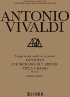 Mottetto: Longe Mala, Umbrae, Terrores Rv 629 Per S., 2 Vl., Vla E B. Edizione Critica Delle Opere Di A. Vivaldi