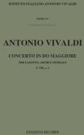 Concerti Per Fg., Archi E B.C.: In Do Rv 478 F Viii, 3 - T 34 Opere Strumentali Di A. Vivaldi (Malipiero)