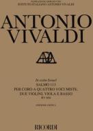 In Exitu Israel. Salmo 113 Rv 604 Per Coro A 4 Voci Miste, 2 Vl., Vla E B. Edizione Critica Delle Opere Di A. Vivaldi