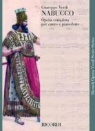 Nabucco Ed. Tradizionale - Riduzione Per Canto E Pianoforte (Testo Cantato Italiano) Opera Vocal Score Series - Spartito (Ril. Brochure)