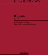 Romanza In Fa Magg. Op. 50 Per Violino E Orchestra Trascrizione Facile Per Flauto Dolce Soprano E Pianoforte Ed. G. Gorni