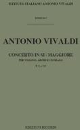 Concerti Per Vl., Archi E B.C.: In Si Bem. Rv 380 F I, 15 - T 64 Opere Strumentali Di A. Vivaldi (Malipiero)