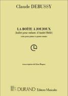 La Boite A Joujoux Ballet Enfantin En 5 Tableaux - Transcription Pour Piano A 4 Mains Par L. Roques Partition