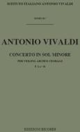 Concerti Per Vl. Archi E B.C.: In Sol Min. Op.Viii N.8 - Rv 332 F I, 16 - T 65 Opere Strumentali Di A. Vivaldi (Malipiero) - Parti
