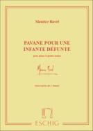 Pavane Pour Une Infante Defunte Pour Orchestre De Chambre - Transcription Pour Piano A 4 Mains Par J. Jemain  Partition