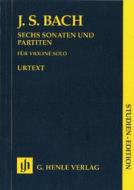 Sechs Sonaten Und Partiten Violino Solo   (Urtext) Studien Edition Formato Studio Ridotto