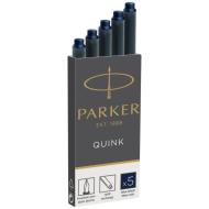 Confezione 5 cartucce stilo parker nero-blu (1950385)