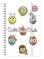 Diario agenda 16 mesi spiralata settimanale 2020-2021 Collegetimer A5 Cute Owls