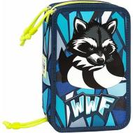 Astuccio completo 3 zip WWF procione per Scuola primaria