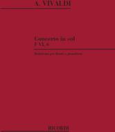 Concerti Per Fl., Archi E B.C.: In Sol Rv 438 F Vi, 6 - T 138 - Riduzione Per Flauto E Pianoforte