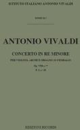 Concerti Per Vl., Archi E B.C.: In Re Min. Op.Viii N.7 Rv 242 F I, 28 - T 82 Opere Strumentali Di A. Vivaldi (Malipiero)