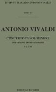 Concerti Per Vl., Archi E B.C.: In Sol Min. Rv 330 F I, 36 - T 92 Opere Strumentali Di A. Vivaldi (Malipiero)