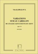 Variation Sur Le Carillon De L'Eglise Saint-Etienne Du Mont Pour Piano Partition