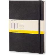 Moleskine - Taccuino Classic a quadretti nero - Extra Large copertina rigida