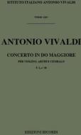 Concerti Per Vl., Archi E B.C.: In Do Rv 190 - F I, 46 - T 120 Opere Strumentali Di A. Vivaldi (Malipiero)