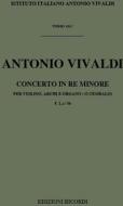 Concerti Per Vl., Archi E B.C.: In Re Min. Op.Ix N.8 Rv 238 F I, 56 - T 131 Opere Strumentali Di A. Vivaldi (Malipiero)