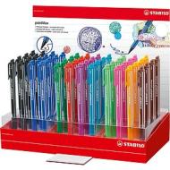 Espositore 48 penne colorate Stabilo Pointmax
