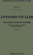 Concerti Per Strumenti Diversi E B.C.: In Do Per Fl., Ob. E 2 Vl. Rv 87 F Xii, 30 - T 155 Opere Strumentali Di A. Vivaldi (Malipiero)