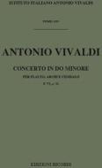 Concerti Per Fl., Archi E B.C.: In Do Min. Rv 441 F Vi, 11 - T 159 Opere Strumentali Di A. Vivaldi (Malipiero)