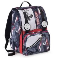 Zaino scuola Estensibile Freestyle Rosso Nero