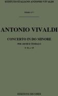 Concerti Per Archi E B.C.: In Do Min. Rv 119 F Xi, 20 - T 177 Opere Strumentali Di A. Vivaldi (Malipiero)