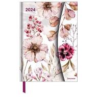 Agenda settimanale 2024 Flower Fantasy Magneto Diary cm 16x22