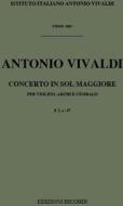 Concerti Per Vl., Archi E B.C.: In Sol Rv 306 F I, 87 - T 186 Opere Strumentali Di A. Vivaldi (Malipiero)