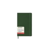 Moleskine 12 mesi - Agenda giornaliera verde mirto - Large copertina rigida 2024