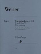 Clarinet Concerto No.1 In F Minor Opus 73 Piano Reduction