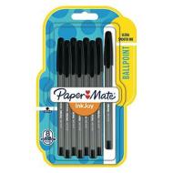 Confezione 8 penne a sfera a scatto InkJoy 100 colore nero