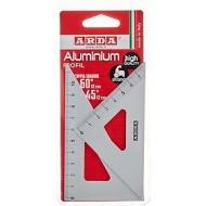 Coppia di squadre Profil alluminio 45 e 60 gradi cm 12