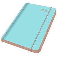 Agenda settimanale 2024 Midi Flexi Diary EarthLine Blue Spruce cm 12x17