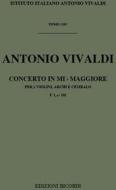 Concerti Per Vl. Archi E B.C.: Per 2 Vl. In Mi Bem. Rv 515 F I, 101 - T 210 Opere Strumentali Di A. Vivaldi (Malipiero)