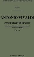 Concerti Per Strumenti Diversi E B.C.: In Re Min. Per 2 Fl., 2 Ob., Fg. E 2 Vl. Rv 566 F Xii, 31 - T 213 Opere Strumentali Di A. Vivaldi (Malipiero)