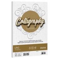 Album 50 fogli bianchi formato A4 120 gr Calligraphy Lino