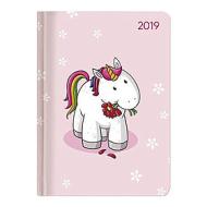 Agenda 2019 settimanale 12 mesi Ladytimer Unicorn