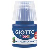 Tempera acrilico Giotto Decor ml 25 blu oltremare