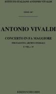 Concerti Per Fg., Archi E B.C.: In Fa Rv 488 F Viii, 19 - T 240 Opere Strumentali Di A. Vivaldi (Malipiero)