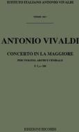 Concerti Per Vl., Archi E B.C.: In La Rv 350 F I, 106 - T 245 Opere Strumentali Di A. Vivaldi (Malipiero)