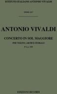 Concerti Per Vl., Archi E B.C.: In Sol Rv 307 F I, 110 - T 255 Opere Strumentali Di A. Vivaldi (Malipiero)