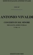 Concerti Per Fg., Archi E B.C.: In Sol Min. Rv 495 F Viii, 23 - T 269 Opere Strumentali Di A. Vivaldi (Malipiero)