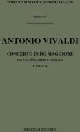Concerti Per Fg., Archi E B.C.: In Do Rv 466 F Viii, 28 - T 274 Opere Strumentali Di A. Vivaldi (Malipiero)