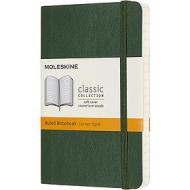 Moleskine - Taccuino Classic a righe verde - Pocket copertina morbida