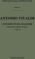 Concerti Per Fg., Archi E B.C.: In Sol Rv 493 F Viii, 30 - T 276 Opere Strumentali Di A. Vivaldi (Malipiero)