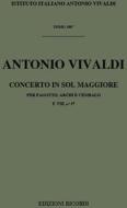 Concerti Per Fg., Archi E B.C.: In Sol Rv 494 F Viii, 37 - T 300 Opere Strumentali Di A. Vivaldi (Malipiero)
